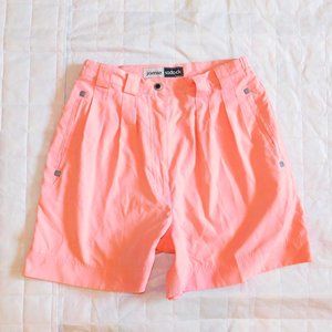 Y2K Jamie Sadock Sz4 Light Pink High Waist Shorts~Soft Vintage Wide Leg Golfing